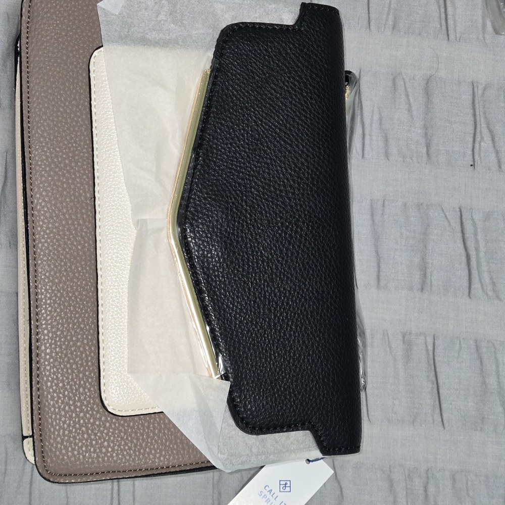 Call It Spring Black and Tan Crossbody Bag